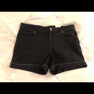 NWT!! Time And Tru Black Shorts Size 14